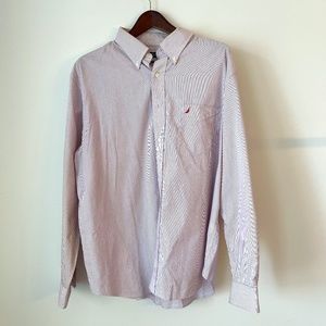Nautica red and white XXL Button Down Shirt